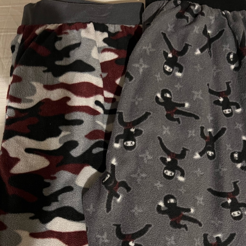 Boys fleece pj pants bundle (2)